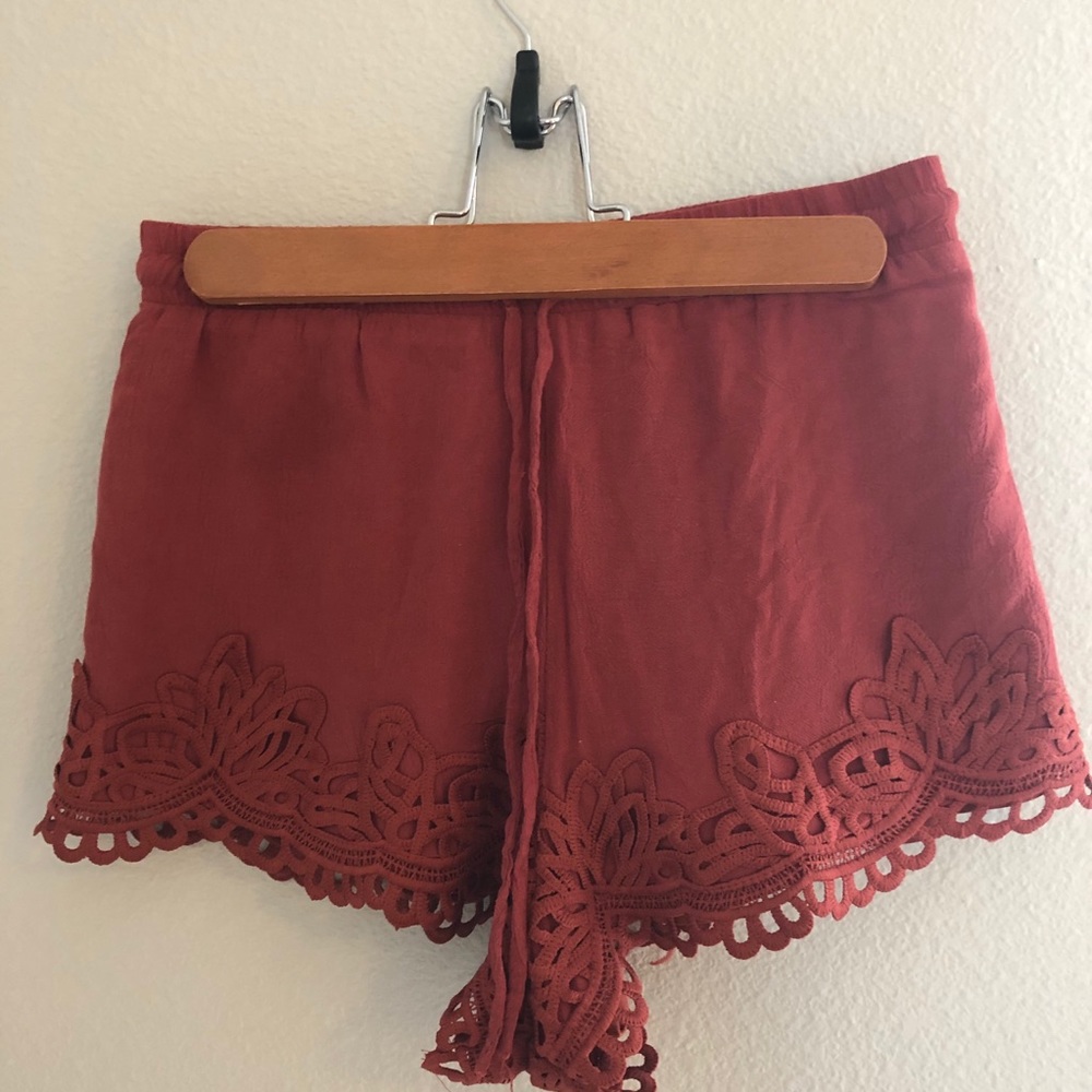 Red shorts